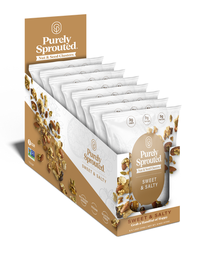 Sweet & Salty, Sprouted Snack Mix, Snack Pack, 8-Pack (1.2 Oz Each)