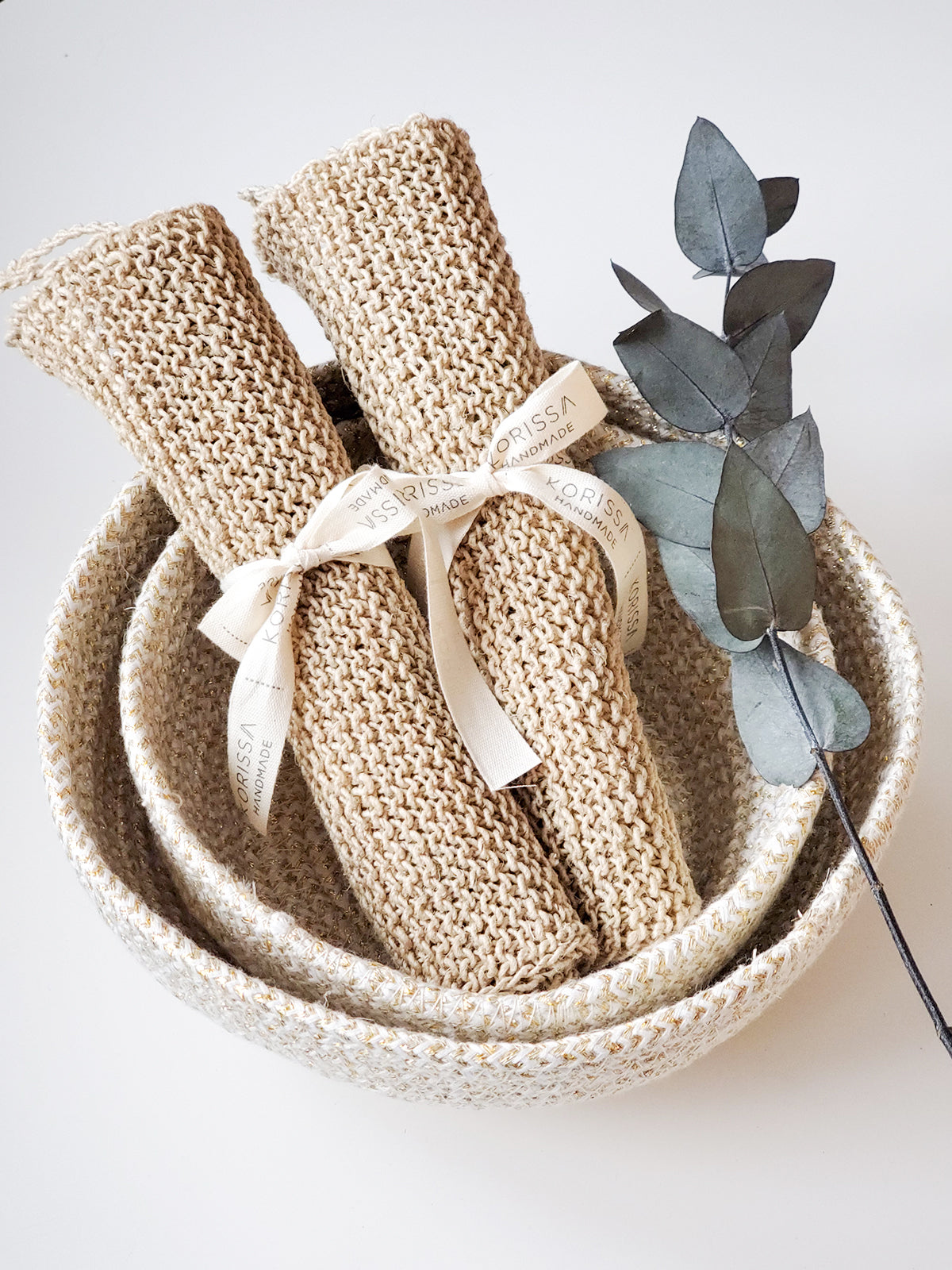 KORISSA Hemp Washcloth (Set of 2)