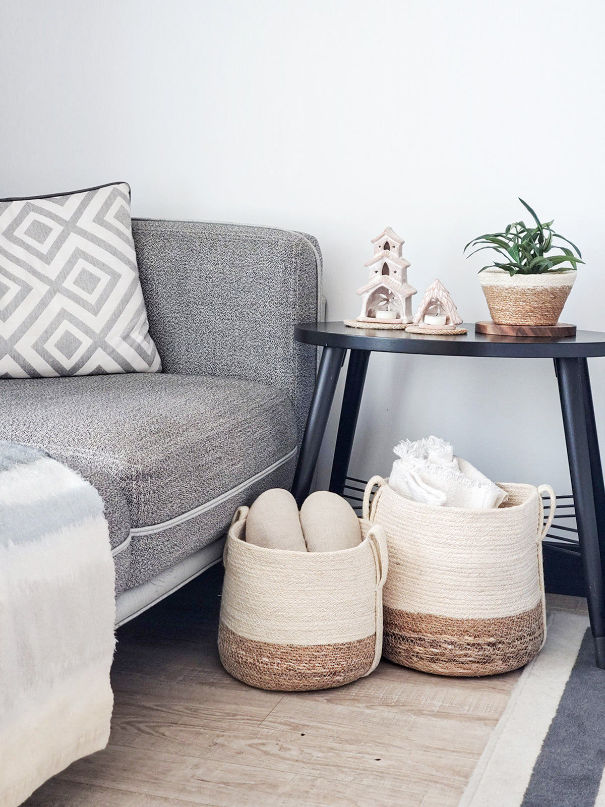 KORISSA Savar Basket with Side Handle