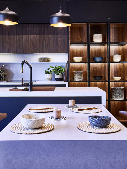 KORISSA Kata Spiral Placemat - Natural (Set of 4)