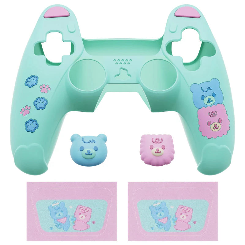 PlayVital Kawaii Bears PS5 Controller Cover