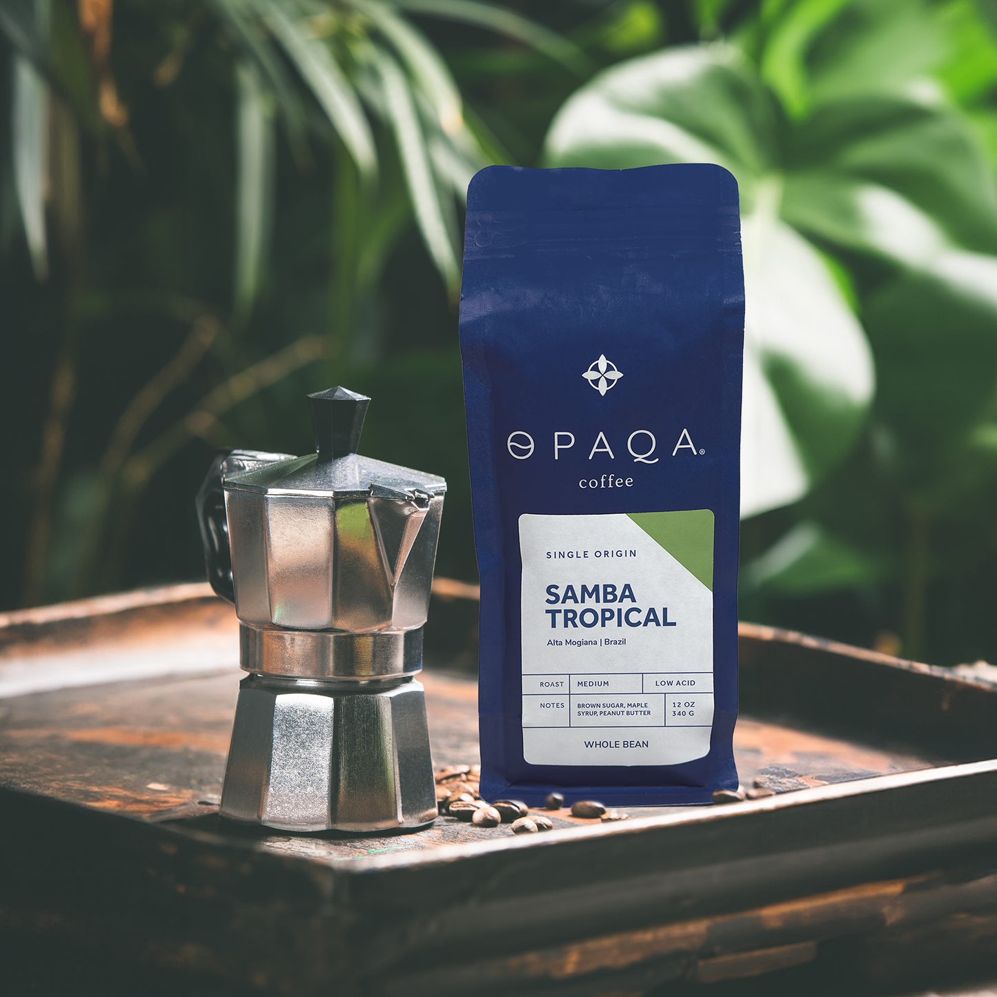 Specialty Brazilian Single Origin Coffee, Opaqa Samba Tropical