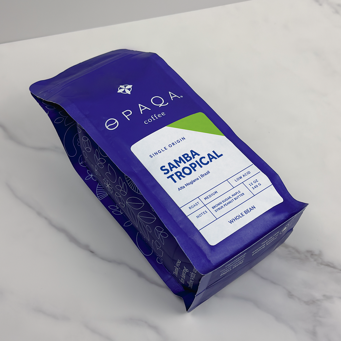 Specialty Brazilian Single Origin Coffee, Opaqa Samba Tropical