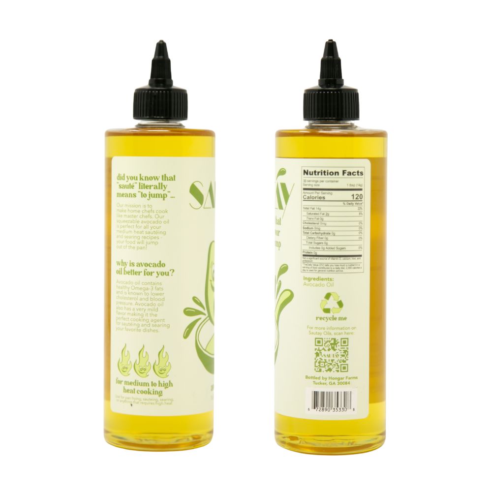 Sautay 100% Pure Avocado Oil, Squeeze (500mL)