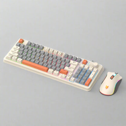 Onetify 94 Keys Portable Wired Keyboard and Mouse Set