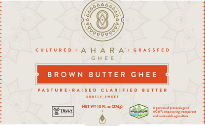 Grass-Fed Brown Butter Ghee | Ahara Rasa