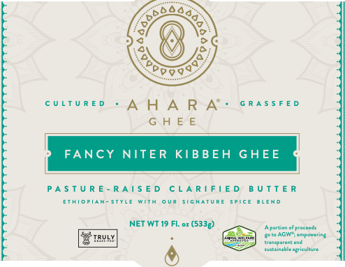 Grass-Fed Fancy Niter Kibeh Ghee | Ahara Rasa