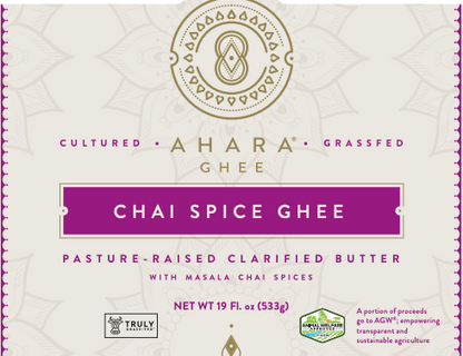 Grass-Fed Chai Spice Ghee | Ahara Rasa