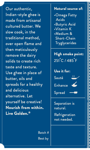 Grass-Fed Traditional Ghee | Ahara Rasa