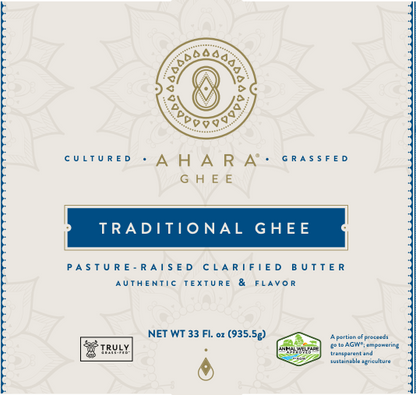 Grass-Fed Traditional Ghee | Ahara Rasa