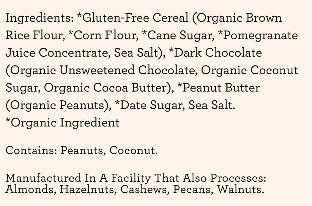 French Squirrel Bisous: Peanut Butter & Chocolate-Coated Gluten-Free Cereal Clusters Bag - 4 Bags case