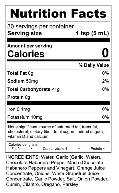Habanero Mojo Hot Sauce