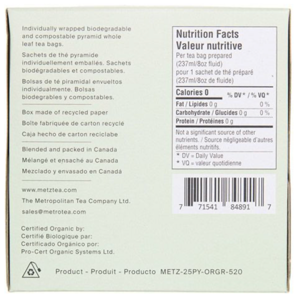 Organic Jasmine Green Tea