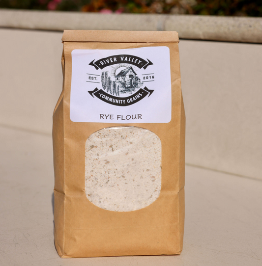 River Valley Community Grains Rye Flour Bag - 6 bags x 2 LB case