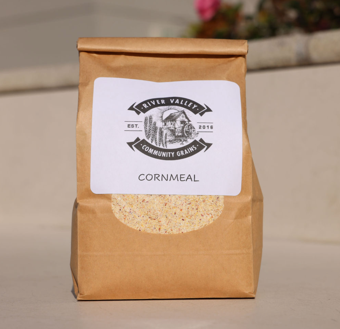 River Valley Community Grains Natural Cornmeal Bag - 6 bags x 1.25 LB case