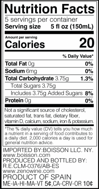 Zeno - Sparkling Rosé Non-Alcoholic Wine - 750ml