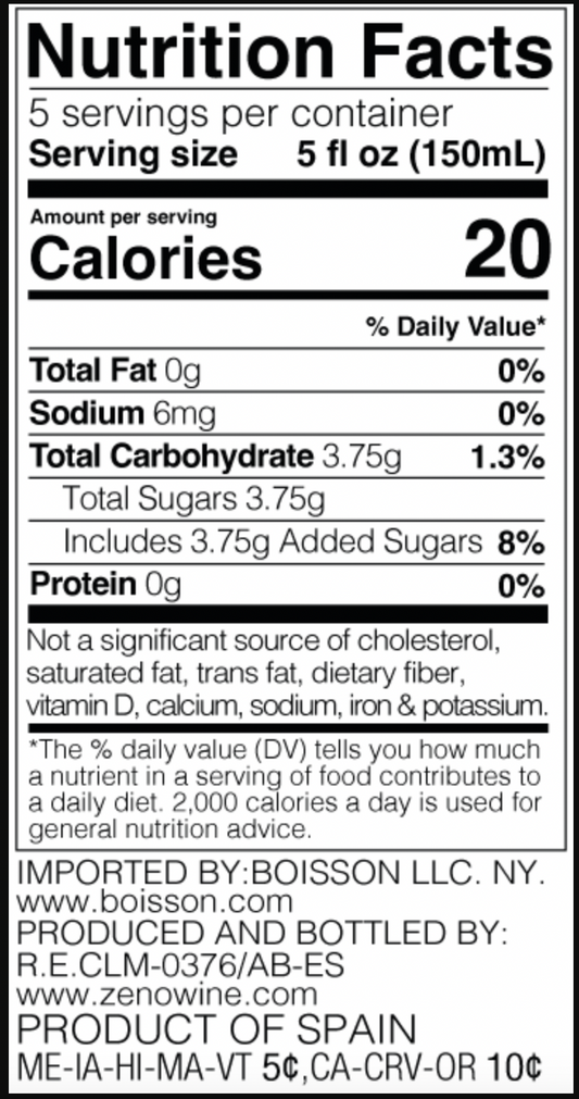 Zeno - Sparkling Rosé Non-Alcoholic Wine - 750ml