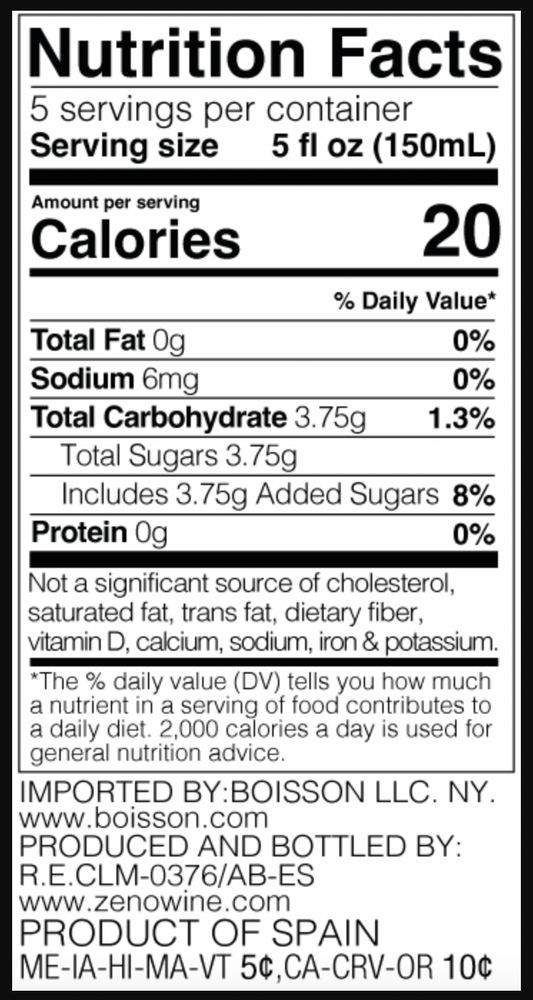 Zeno - Red Non-Alcoholic Wine - 750ml