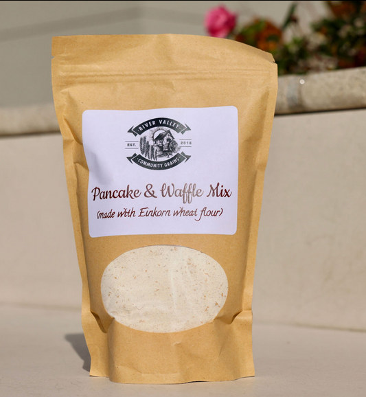 River Valley Community Grains Einkorn Pancake Mix Bag - 6 bags x 2 LB case