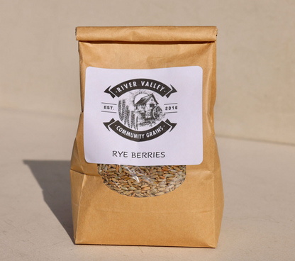 River Valley Community Grains Rye Berries Bag - 6 bags x 1.25 LB case