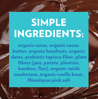 Dark Chocolate Brownie Batter Hazelnut Butter Hearts (3 Bags)