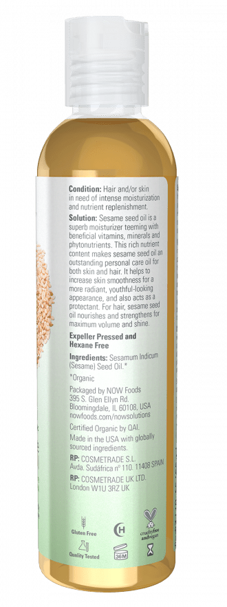 Sesame Seed Oil, Organic