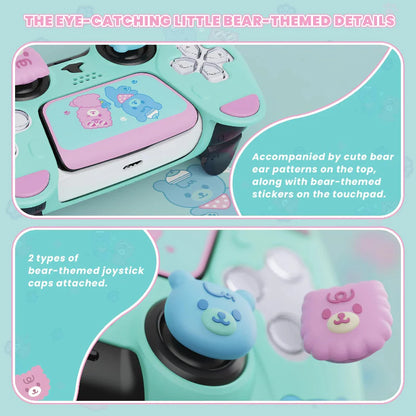 PlayVital Kawaii Bears PS5 Controller Cover