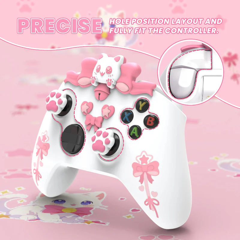 PlayVital Kawaii Cat Xbox Controller Cover