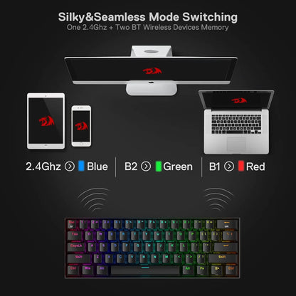 K530 Pro Draconic 60% Wireless RGB 3-Mode Mechanical Keyboard