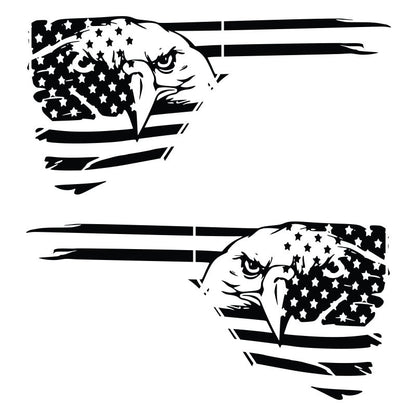 Eagle Flag Jeep Graphic