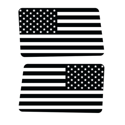 Flag Rear Window Jeep Graphic