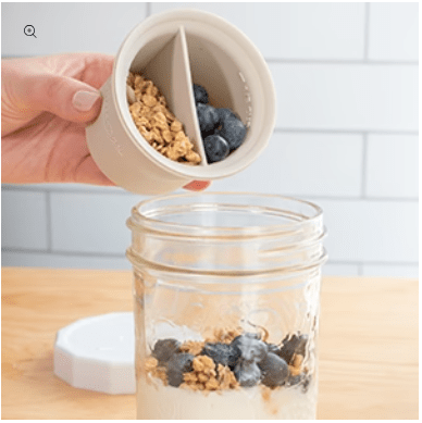 Silicone Meal Divider Inserts, Snack Stack