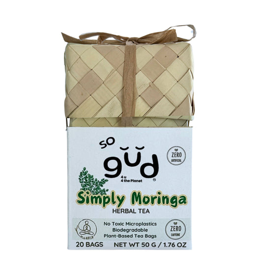 Simply Moringa Herbal Tea | Plant-based Tea Bags