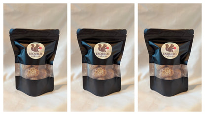 Freeze-Dried Chocolate Caramel Puffs