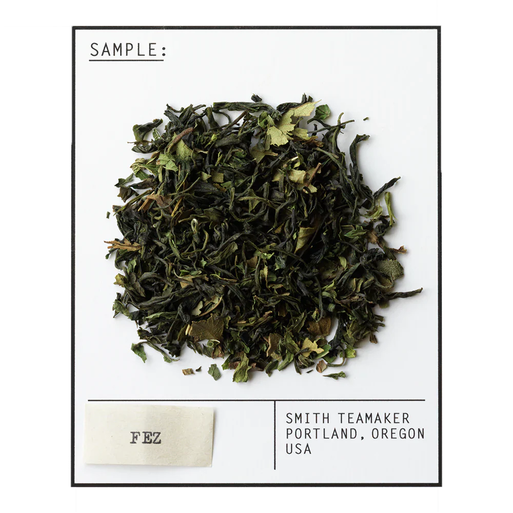 SMITH TEAMAKER - FEZ MOROCCAN MINT GREEN TEA BLEND NO. 38 (100 CT SACHETS)