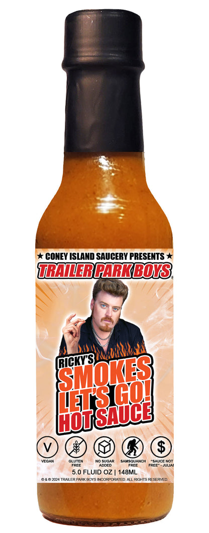 Trailer Park Boys - Ricky's Smokes Let's Go Hot Sauce 5oz by Coney Island Saucery