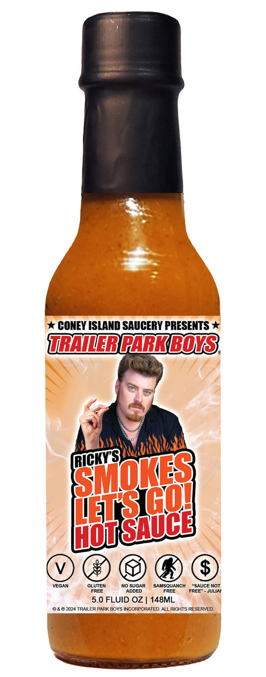 Trailer Park Boys - Ricky's Smokes Let's Go Hot Sauce 5oz by Coney Island Saucery