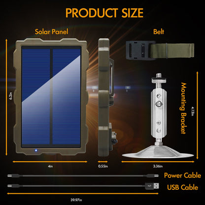 Rexing Universal Solar Panel For Trail Cameras