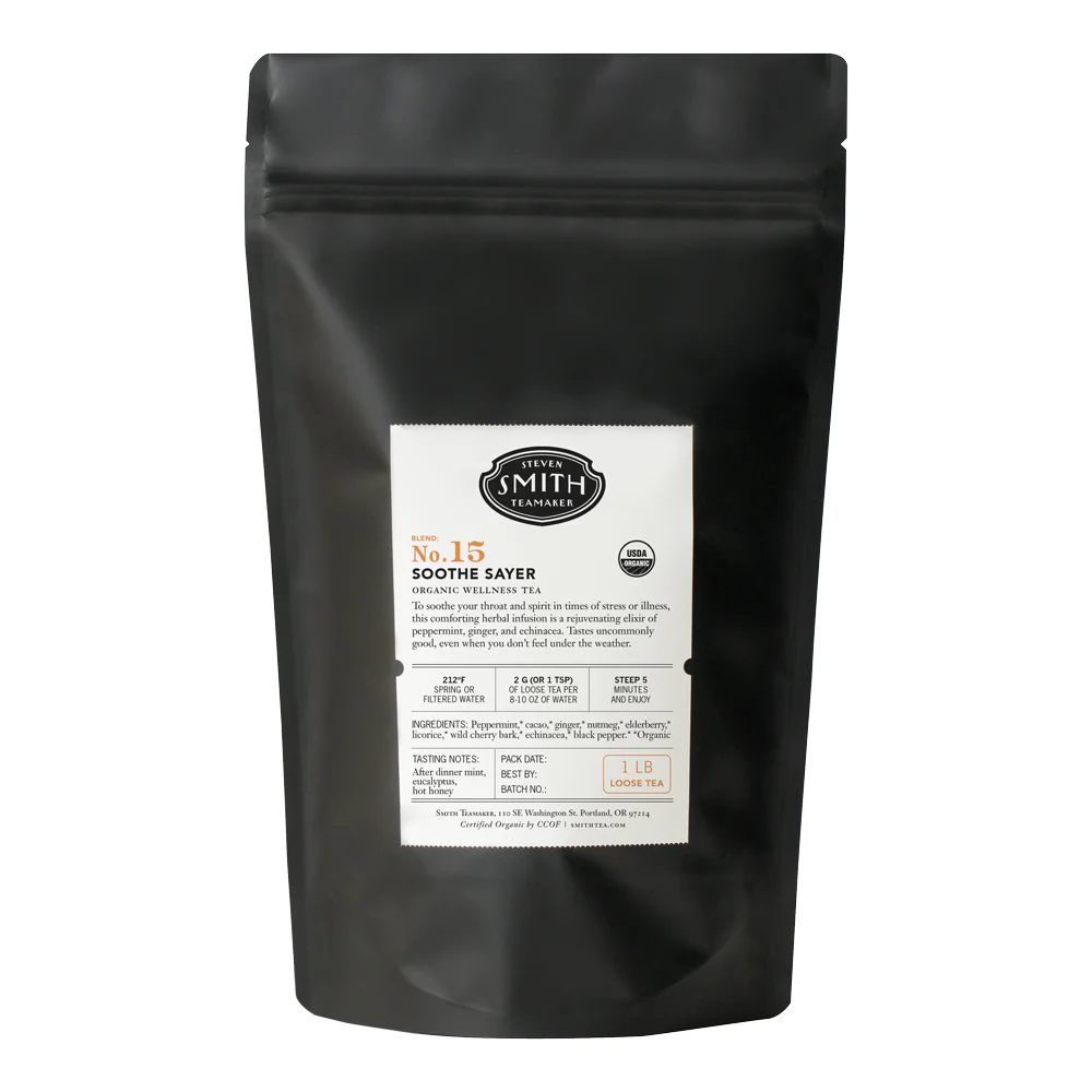 SMITH TEAMAKER - ORGANIC SOOTHE SAYER BLEND NO. 15 (LOOSE LEAF, 1 LB)