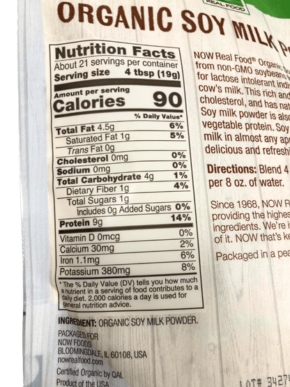 Soy Milk Powder, Organic