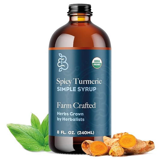 Spicy Turmeric Simple Syrup - Organic