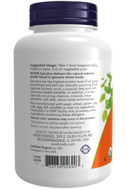 Organic Spirulina Powder