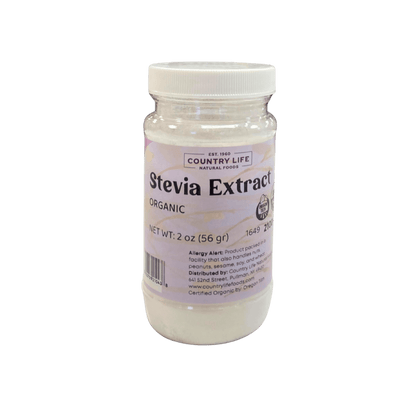 Stevia Extract Powder, White, Organic