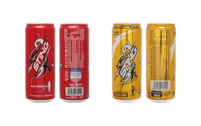Sting Energy Drink - Red Ginseng / Nuoc Tang Luc Sting 320ML (1 Botle )