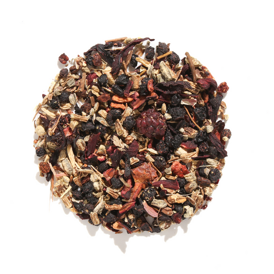 Plum Deluxe Tea Strawberry Immunity Herbal Tea (Berries - Echinacea)