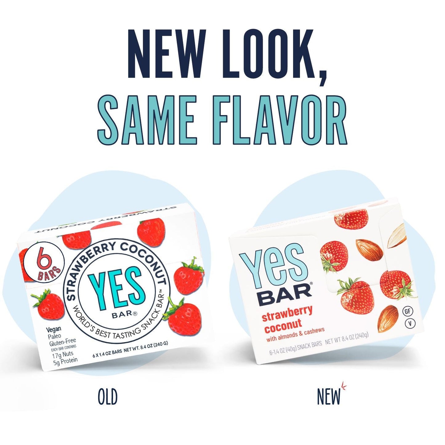 YES BAR® Strawberry Coconut Pack - 6 Packs