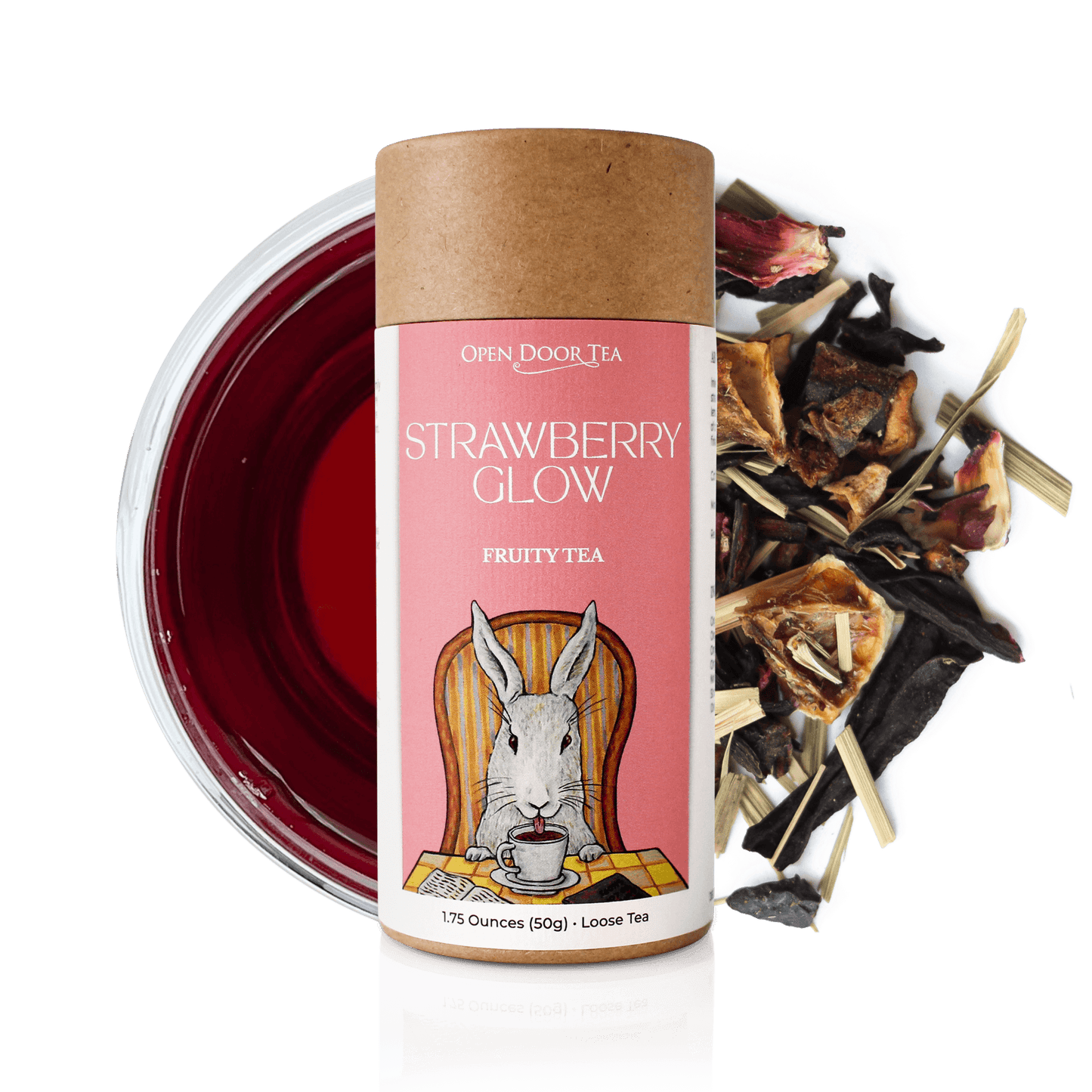 Open Door Tea Strawberry Glow