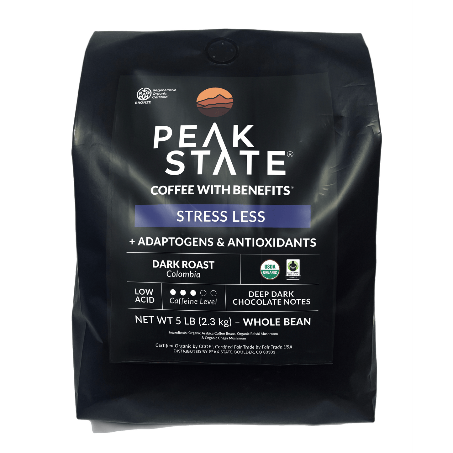 STRESS LESS Dark Roast - 5 Pound Bag