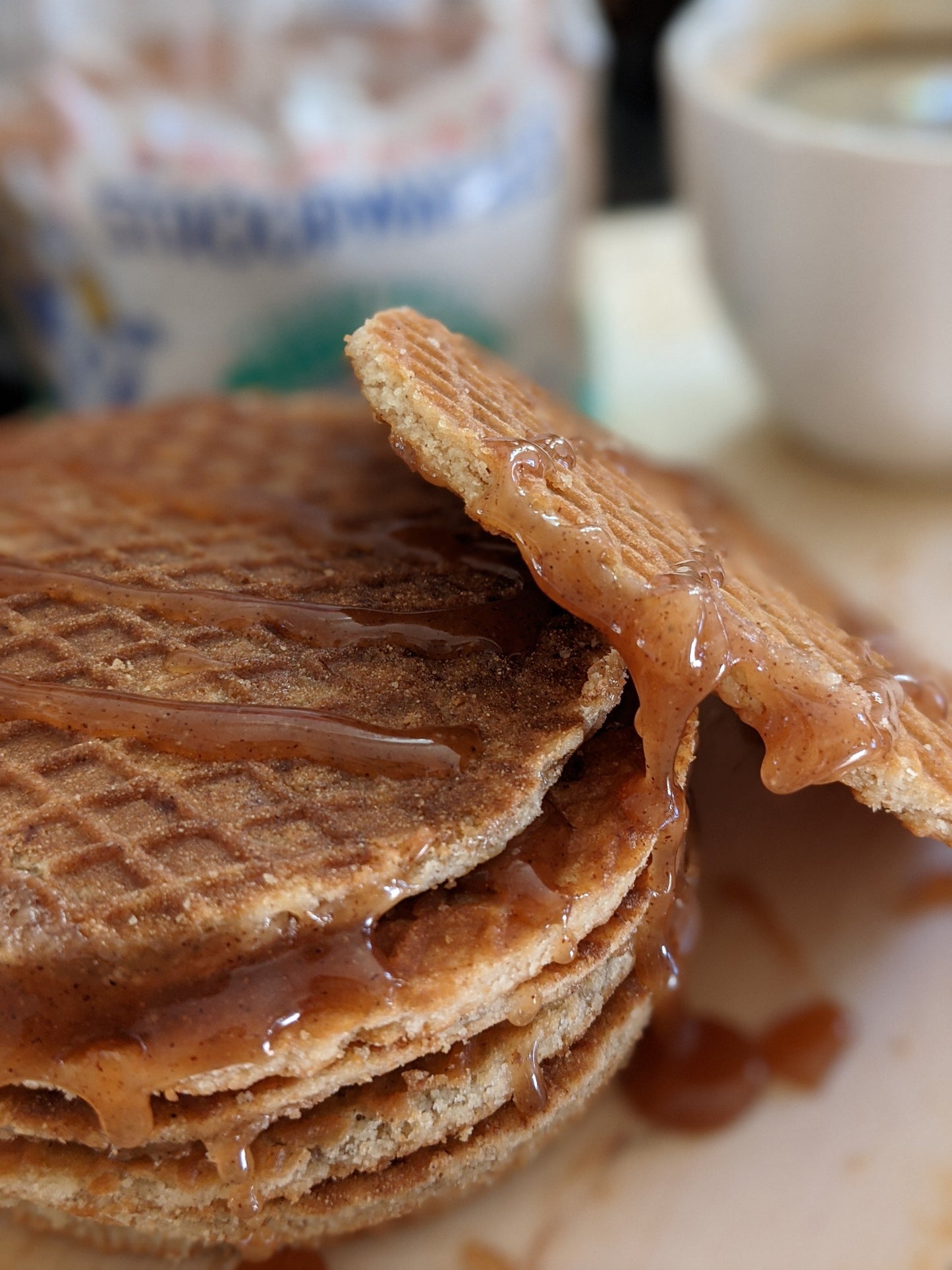 Stroop Club Gluten Free Traditional Caramel Organic Stroopwafels (NOT VEGAN Box - 12 packs x 2-pack case