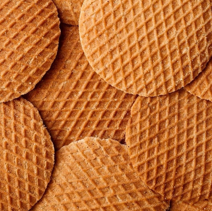 Stroop Club Coffee Caramel Plant Based and Organic Stroopwafels Box - 12 packs x 2-pack case